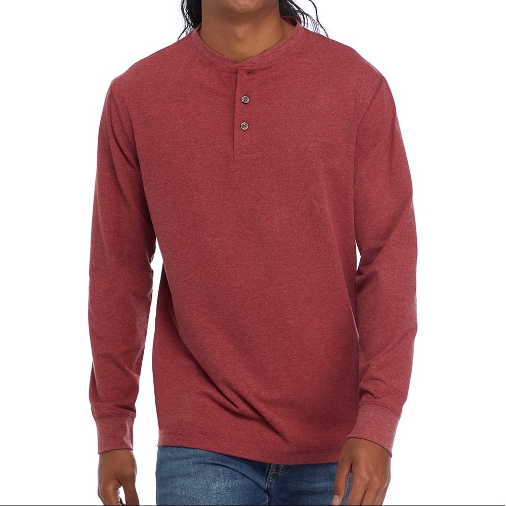 Men’s Maroon Saddlebred long sleeve shirt